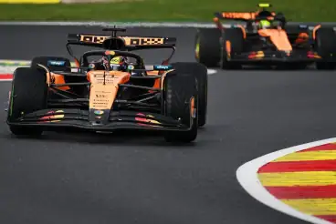 F1 Belgian GP: Oscar Piastri beats Lando Norris after lengthy rain delay