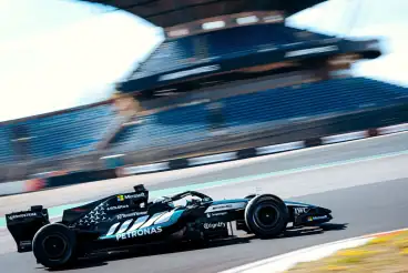Mercedes, McLaren, Alpine in action with their 2026 F1 cars