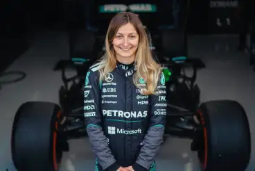 F1 Academy champion Doriane Pin takes major step towards F1 dream with first Mercedes test