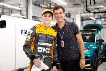 Oscar Piastri shares how relationship with Mark Webber has evolved since F1 debut