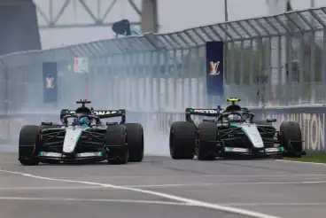 "Trust us to race each other" - The message George Russell and Kimi Antonelli had for Mercedes