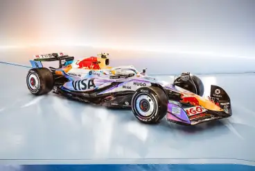 Racing Bulls schittert in F1 Las Vegas GP met 'holografische' livery