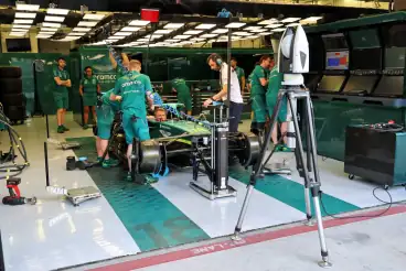 Aston Martin's final day of F1 testing over after six laps