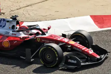 Leclerc fastest as Aston Martin restricted to two laps on final morning