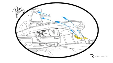Ferrari removed halo wing after FIA talks
