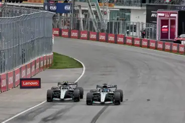 Antonelli wins Canadian GP after another fraught fight and Russell DNF