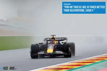 F1 drivers gave conflicting views on safety of starting Belgian GP on wet track