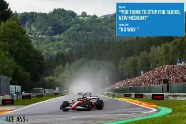“I’m down to try”: How Hamilton changed his mind about crucial Spa pit stop