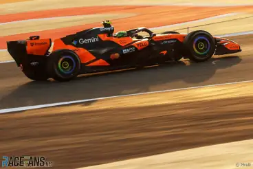 Norris fastest on difficult day for Aston Martin as testing resumes in Bahrain