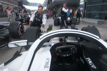 Post-race crash avoided by Perez’s quick-thinking mechanic