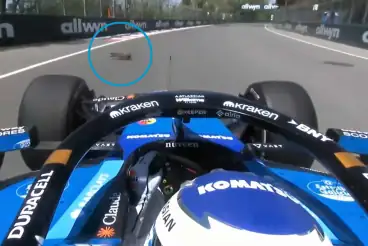 Antonelli leads extended practice after Albon hits groundhog and crashes
