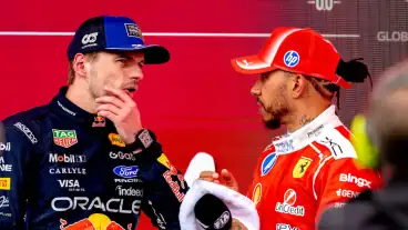 Hamilton glundert na duel met 'grootheid' Verstappen: 'Mooi om terug te zijn'