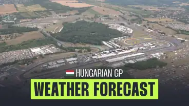 Hungarian gp weather: Chance of rain predicted on race day in Budapest