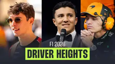 F1 2026 driver heights: The tallest and shortest Formula 1 drivers on the grid
