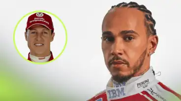 Lewis Hamilton pays Ferrari F2004 visit after Lego confirms new Schumacher model