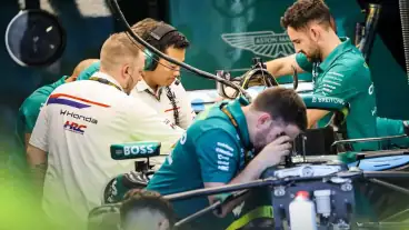 Honda sees Aston Martin vibration improvement after limited FP2 running