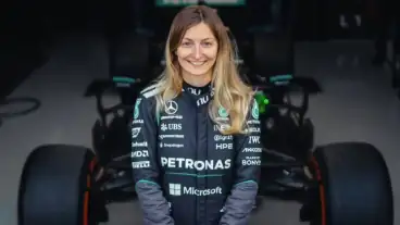 Mercedes completes historic Silverstone milestone with first female F1 test
