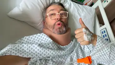 Former F1 driver issues update from hospital bed after surgery
