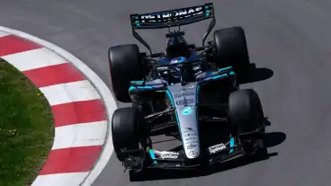 George Russell Canadian GP retirement ends explosive Mercedes teammate fight
