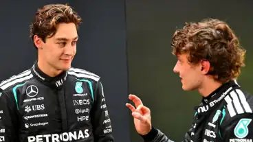 Russell insists Antonelli's championship lead 'not even a consideration'