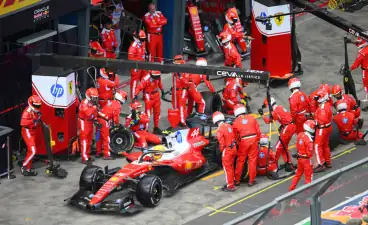 Ferrari pair at odds over strategy