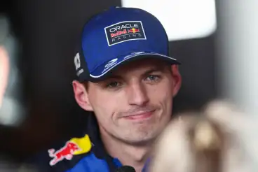 "I'm happy where I'm at," insists Verstappen