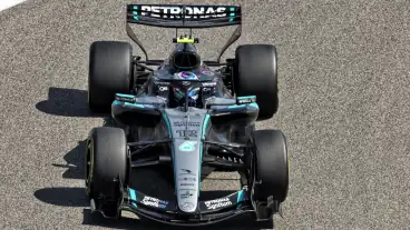 Mercedes pips McLaren on day two of Bahrain F1 test, Aston breaks down