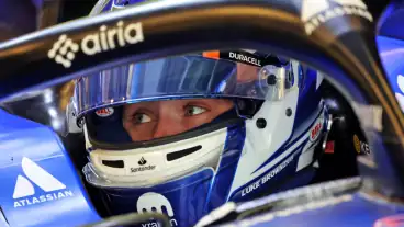 Williams F1 reserve driver Luke Browning walks away from terrifying Suzuka crash