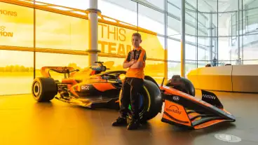 British karting star eclipses Lewis Hamilton as McLaren’s youngest-ever driver