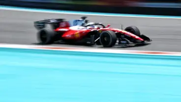 Charles Leclerc fastest in upgraded Ferrari, Mercedes on back foot at F1 Miami Grand Prix