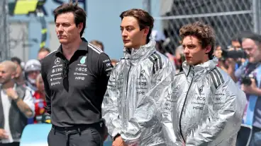 Mercedes boss Toto Wolff warns Kimi Antonelli about 'killer' F1 rival George Russell