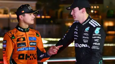 Lando Norris: George Russell 'giddy' about being F1 title favourite