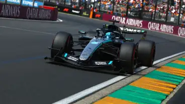 Australian Grand Prix: Russell fastest by 0.6s in final practice; Antonelli's huge crash puts qualifying in doubt