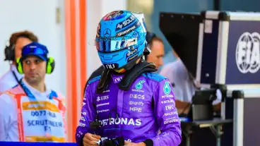 George Russell not surprised Mercedes teammate Kimi Antonelli beat him in Miami qualifying